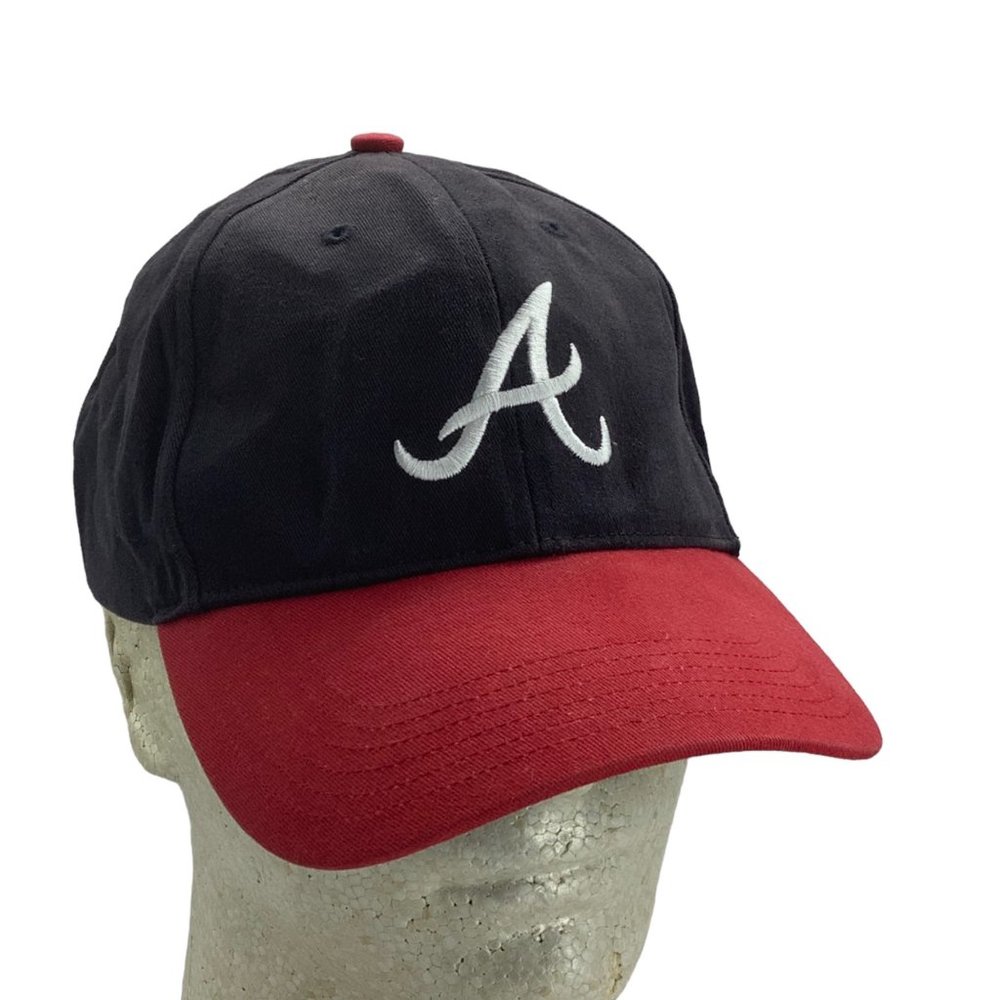 Atlanta Braves '47 MLB Major League Baseball Cap Adult One Size All Black‎ Red